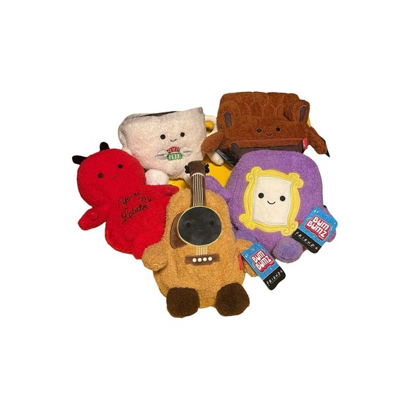 Russ / Jazwares Other - Set of 5 NWT BumBumz FRIENDS Plush Lobster Peephole Guitar Coffee Mug Couch Russ